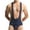 Navy, variant on ZQUUVOU Men's Briefs Halter Solid Color Mesh Underwear (Burgundy,L)
