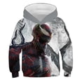 thumbnail image 5 of Sudadera con capucha para niños con estampado 3D de Venom, forro polar, chaqueta temática de Spider-Man, 5 of 5