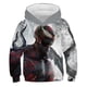 thumbnail image 5 of Sudadera con capucha para niños con estampado 3D de Venom, forro polar, chaqueta temática de Spider-Man, 5 of 5