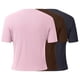thumbnail image 5 of Camiseta básica de manga corta ajustada para mujer: camiseta de poliéster ajustada, top informal de verano, tallas S-XXL, estampado floral, apta para múltiples ocasiones, 5 of 5