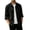 03#Black, variant on Mens Solid Lapel Collar Long Sleeve Shacket, Loose Casual Button Down Shirt Jacket, Autumn Chest Pocket Outerwear Top