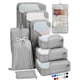thumbnail image 1 of Juego de cubos de embalaje OlarHike (todo incluido, 10 unidades), para maletas, color gris, 1 of 7