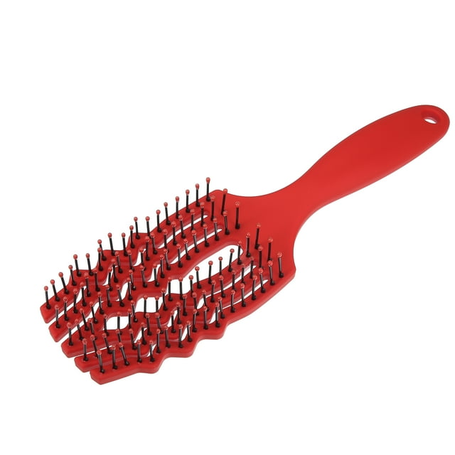 Cabello Peines, Enredado Pelo Cepillo Paleta Desenredante para Todos Pelo Tipos, Rojo