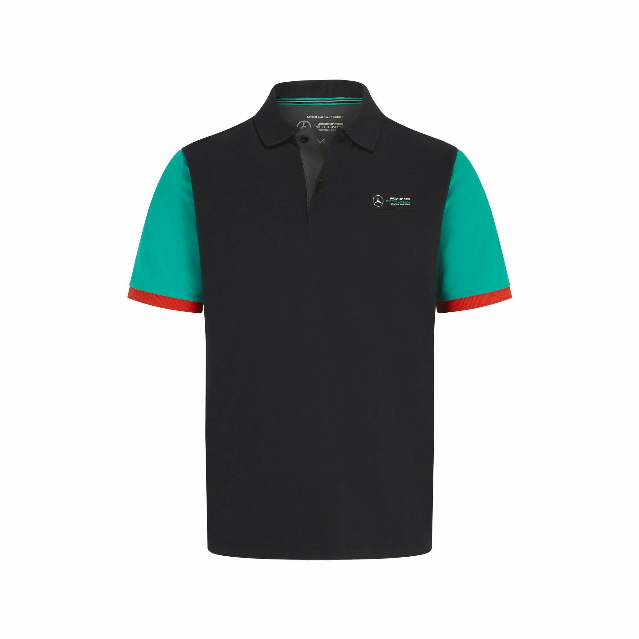 Men's Color Block Polo Shirt Mercedes Benz AMG UK Ubuy