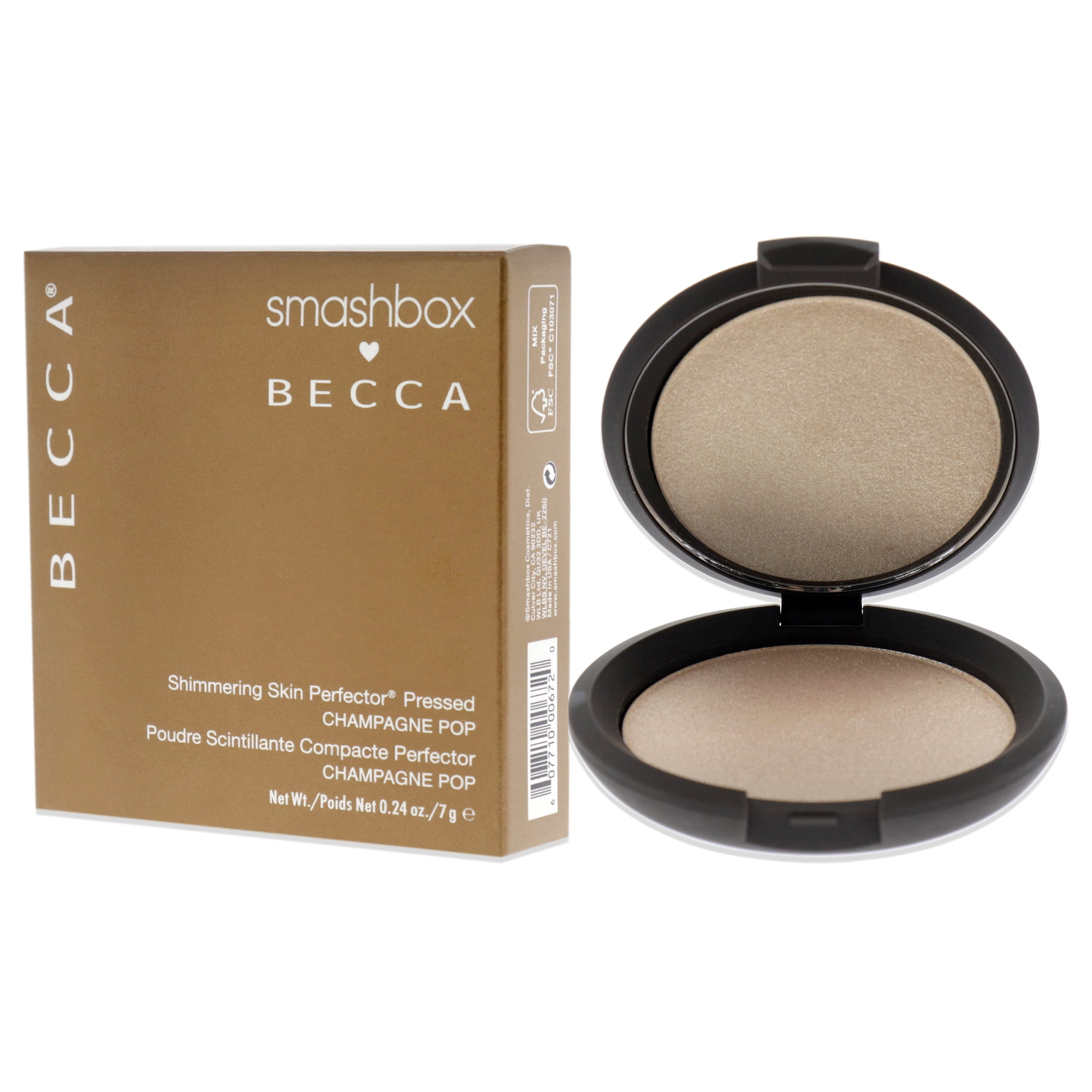 uddybe cirkulære Decimal SmashBox Becca Shimmering Skin Perfector Pressed Highlighter - Champagne Pop,  0.24 oz Highlighter - Walmart.com