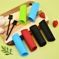thumbnail image 1 of Paokuoon Hanging Hole Design Easy Labor Saving 2Pcs Manual Garlic Peeler Silicone Skin Remover Kitchen Cooking Accessory, 1 of 7