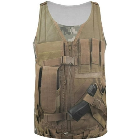 Halloween Desert Army Tactical Vest All Over Adult Tank Top