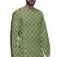 thumbnail image 3 of Atasi Indian Asymmetric Party Wear Kurta With White Churidar Pajama Set For Men, 3 of 3