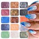 thumbnail image 2 of 6/12 piezas de pinturas florecientes acuarela en polvo para uñas arte de uñas abstracto pigmento perla mágica cromo esmalte manicura brillo BE1838-2 Tan Jianjun  unisex, 2 of 2