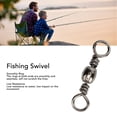 thumbnail image 4 of 100 Pcs Fishing Swivel, High Carbon Steel, Stable Rotation, Rust Prevention Low Resistance For Freshwater And Seawater, 4 of 8