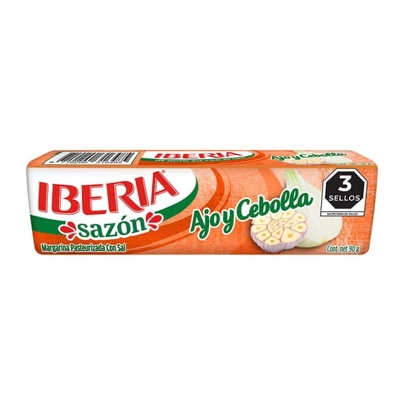 Margarina Iberia Ajo y Cebolla 90 g