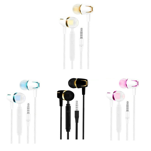 Écouteur Intra-Auriculaire Course Casque de Sport Écouteurs Filaires;Casque Intra-Auriculaire;Casque Filaire;Bouchon d'Oreille de Sport Écouteur Intra-Auriculaire;Casque Intra-Auriculaire avec Microphone pour Android pour IOS