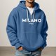 thumbnail image 1 of WILLBEST Sudaderas para Hombre Sudadera con Capucha Forrada, Jersey Suave y Cómodo, Informal, De Manga Larga, para Exteriores, Atlética, Ligera, Cálida, para Invierno y Otoño Grande, 1 of 4