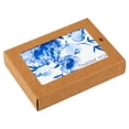 thumbnail image 3 of Hallmark Blank Thank You Notes (Blue Watercolor Flowers), Pack of 24, 3 of 7