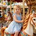 thumbnail image 2 of Younger Tree Toddler Girl Tulle Dress Baby Sleeveless Causal Princess Party Tutu Dresses for 6-12 Months, 2 of 8