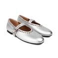 thumbnail image 2 of YOWMNS Women's Ballet Mary Jane Flats Shoes - Shiny Sparkly Leather, Close Round Toe, Slip On Dress Ballerina Shoes, Comfortable Buckle Mary Jane Flats, Walking Shoes, 2 of 5