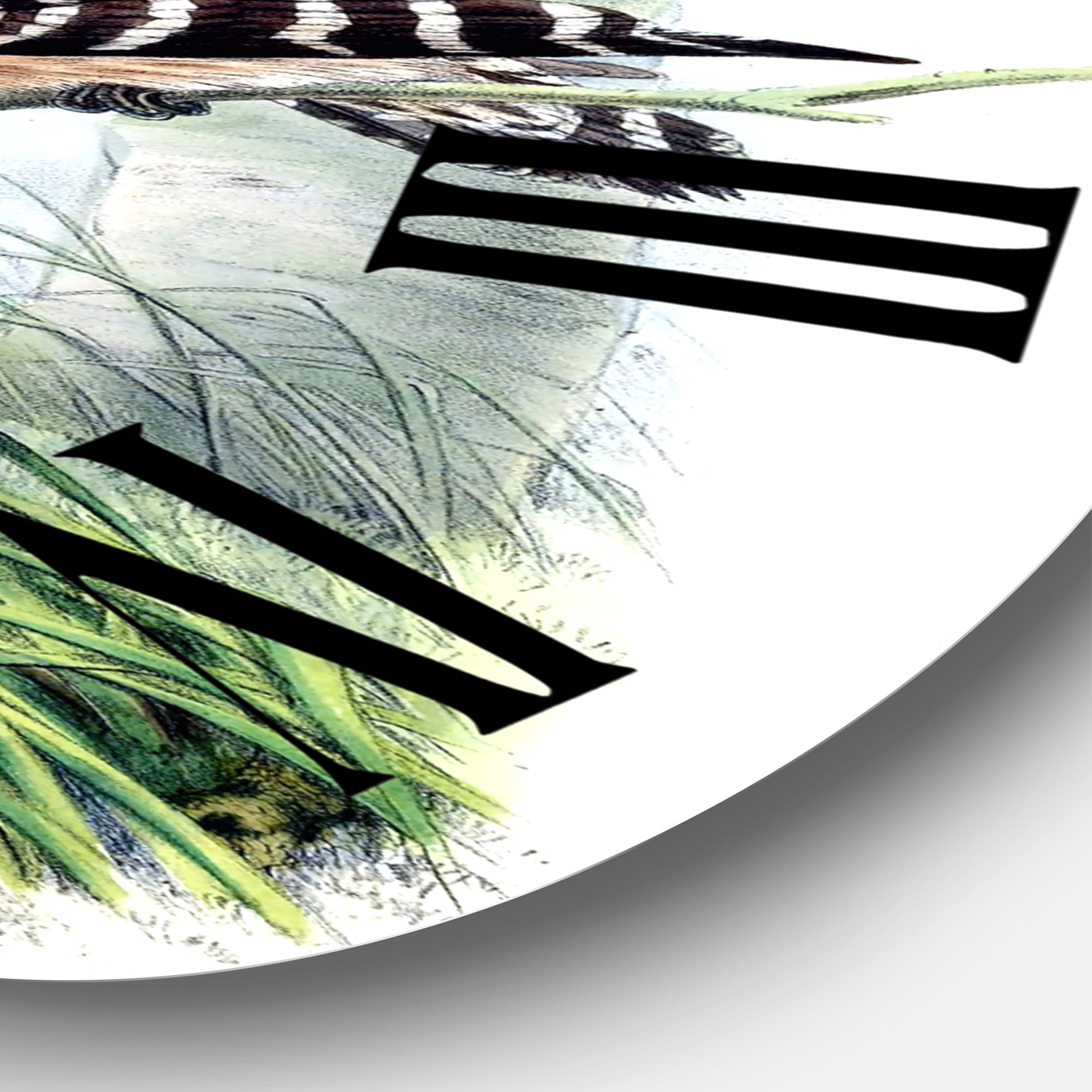 Designart 1 in Quartz Traditional Wall Clock