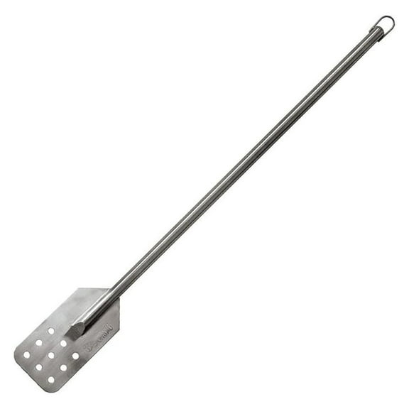 Stainless Steel Stir Paddle 42 Inch - Crawfish & Seafood Boil Mixing Spoon - Long Handle Perforated Paddle for Stock Pot - Homebrew Mash Paddle