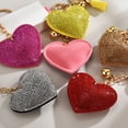 thumbnail image 3 of Youkk Gifts Heart-shaped Pendant Keychain For Presents Stylish Heart Shape Keychains red 1Set, 3 of 6