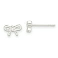 thumbnail image 1 of 925 Sterling Silver Bow Stud Earrings Arrow, 1 of 6