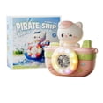 thumbnail image 1 of HTHLVMD Party Bubble Machine, Rechargeable Bubble Toy, Animal Captain Bubble Blower With Lights, Rechargeable Boat-Style Bubble Maker, Includes Charging Cable & Bubble Solution, Pink, 1 of 7