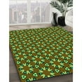 thumbnail image 2 of Ahgly Company Indoor Round Patterned Bakers Brown Area Rugs, 6' Round, 2 of 6