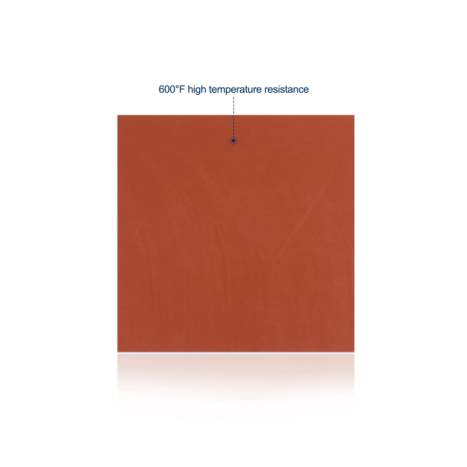 9.8" x 9.8" Silicone Heat Press Pad Mat 0.3" Thick for Heat Press Machine