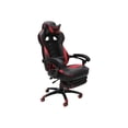 thumbnail image 2 of RESPAWN 110 - Chaise - Dossier Haut - Accoudoirs - en Forme de T - Inclinaison - Pivotante - Acier, Cuir Reconstitué - Rouge, 2 of 8