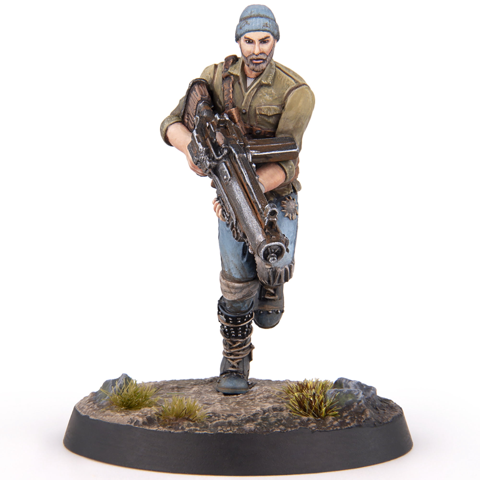 Fallout: Miniatures - Survivors: Harbormen - 3 Resin Figures & Bases, Unpainted & Unassembled, Far Harbor Wave, Licensed Tabletop Skirmish Wargame