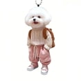 thumbnail image 3 of Backpack for Dogs,2D Cute Teddy Dog Puppy People Backpack Pendant Acrylic Car Pendant,Backpack for Dog, 3 of 3