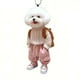 thumbnail image 2 of Decoración del hogar, decoración de la habitación, decoración de la pared 2D Lindo osito de peluche Perro Cachorro Personas Mochila Colgante Acrílico Coche Colgante Un colgante, 2 of 3