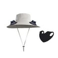 thumbnail image 3 of Aodebiao Wide Brim Sun Hat with 2 Solar Fan, Fishing Hat for Men, Solar Powered Fan Fishing Hats, 3 Speed Adjustable Fan Hat, 3 of 6