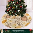 thumbnail image 4 of SKYSONIC Thanksgiving Christmas Tree Skirt Thanksgiving Tree Skirt for Holiday Party Home Christmas Day Ornaments 36", 4 of 6