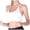 White, variant on Gtoiithly Womens Y Back Sports Bra Comfort Padded Racerback Low Impact Spaghetti Thin Strap Bralettes Wireless Workout Yoga Gym Bras Red L