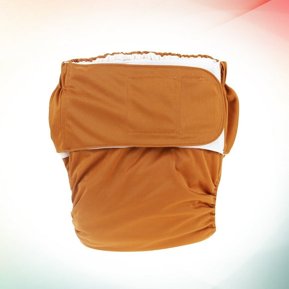 UPOUART Couches en Tissu à Haute Absorption pour Personnes Âgées Café Polyester 1Ensemble
