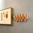thumbnail image 2 of Ganchos de pared NQ 5 ganchos Madera Natural 31x16x4.4 cm, 2 of 4