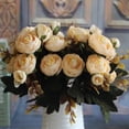 thumbnail image 4 of Flmtop Roses Artificielles Mini Réalistes pour Bureau, 4 of 7