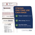 thumbnail image 2 of CoinLOK 12 x 25 Clear Bag with Reinforced Handle, 2 of 7