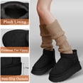 thumbnail image 2 of Platform Mini Boot For Women Soft Lined Short Ankle Boot Sneakers Snow Platform Anti-Slip Boot, 2 of 6