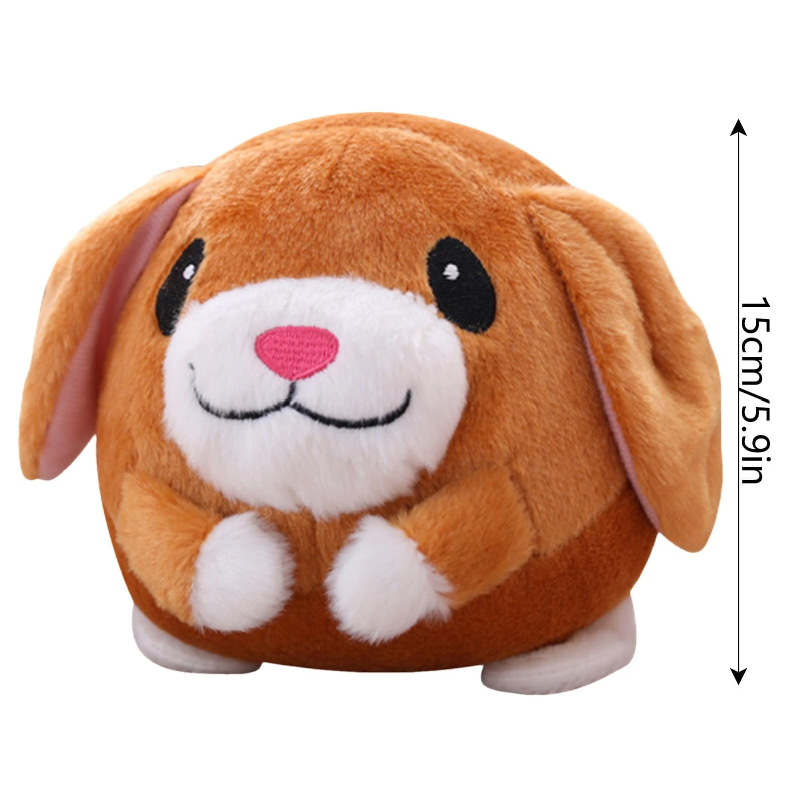 Stuffed Animal Bouncy Puggle Wuggle Active Moving Pet Plush Toy