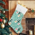 thumbnail image 5 of Coolnut 17.7 Inch Christmas Stockings, 2 PCS Winter Christmas Snowflake Snowman Presonalized Large Stocking Sock for Family Holiday Xmas Party Decorations, 5 of 7