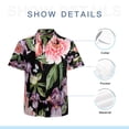 thumbnail image 7 of High Quality Hawaiian Shirts for Men Short Sleeve Aloha Beach Shirt Floral Summer Casual Button Down Shirts Blouses 6KQYMU, 7 of 7