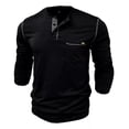 thumbnail image 2 of Camisa Henley Para Hombre,originals Henley De Manga Larga, 2 of 7