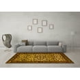 thumbnail image 3 of Ahgly Company Machine Washable Indoor Rectangle Persian Yellow Traditional Area Rugs, 8' x 10', 3 of 4