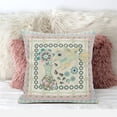 thumbnail image 6 of Love Your Vase Peacock Indoor/Outdoor Pillow with Removable Cover in Beige Pink Light Blue20x20, 6 of 7