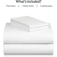 thumbnail image 4 of Luxclub King Cooling Sheets Set, Extra Deep Pocket, Wrinkle-Free, White, 4 Piece Bedding, 4 of 9