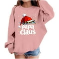 thumbnail image 2 of Blusas y camisas de manga larga con cuello redondo para niños Estampados navideños de manga larga Casual Suelto Forro polar para mayor calidez Sudadera con capucha de manga larga con cuello redondo pa, 2 of 4