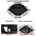 thumbnail image 3 of Corgi Dog and Footprints Travel Tote Bags for Women Carry On,Large Weekender Bags for Women Travel,Multi Functional Duffle Bag for Work,Shopping,Sports, 3 of 5