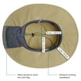 thumbnail image 5 of Bassdash UPF 50+ Sun Fishing Hat Water Resistant with Detachable Neck Flap, 5 of 7