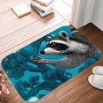 thumbnail image 5 of 1pc Raccoon Absorbent Non-Slip Bathroom Thickened Flannel Rug Decor,Soft,Quick Drying,Suitable For Indoor/outdoor Use,Bathrooms,Bedrooms,Kitchens,Terrace,Laundry Rooms,16"x24", 5 of 9